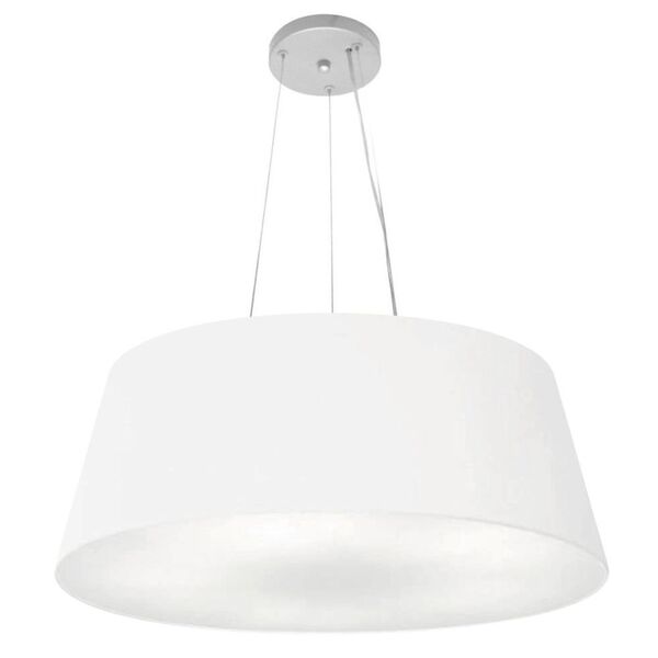 Pendente Cone Branco Mj-4002 Para Mesa De Jantar E Estar