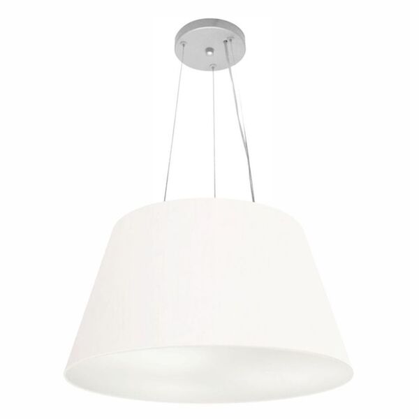Pendente Cone Branco Mj-4141 Para Mesa De Jantar E Estar