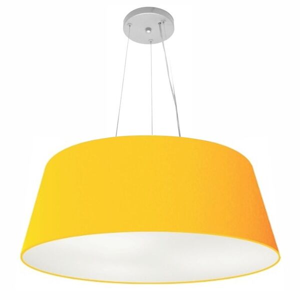 Pendente Cone Laranja Mj-4072 Para Mesa De Jantar E Estar