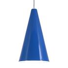 Pendente Cone Luminária Lustre Alumínio Azul Royal - Rei Da I