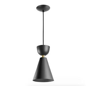 Pendente Cone Moderno Pisa Mesa Balcão Gourmet Preto | Leroy Merlin