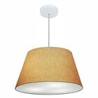 Pendente Cone Palha Mj-4248 Para Mesa De Jantar E Estar