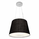 Pendente Cone Preto Mj-4152 Para Mesa De Jantar E Estar