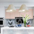 Pendente Cone Rustico Bege Mj-4078 Para Mesa De Jantar E Estar