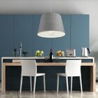 Pendente Cone Rustico Cinza Mj-4240 Para Mesa De Jantar E Est