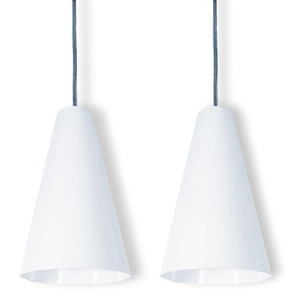 Pendente Cone Starlight Branco Kit Com 2