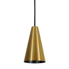Pendente Cone Starlight Dourado Preto