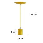 Pendente Cônico Alumínio Slim Emalustres