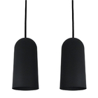 Pendente Copo Max Preto Kit Com 2