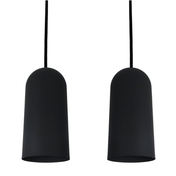 Pendente Copo Max Preto Kit Com 2