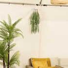 Pendente Coral Médio 64x17cm Verde Grillo