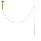 Pendente Corda Dourado 2,5m Led 30w 3.000k Appendere Ilunato