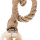 Pendente Corda Retro Vintage Rústico Decorativo E27 1,5 Metro