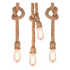 Pendente Corda Retrô Víntage Rustico Decorativo Soquete E27 D