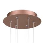 Pendente Cordel Pale Gold Bella Para Salas E Quartos Led 42w