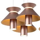 Pendente Cordel Pale Gold Bella Para Salas E Quartos Led 42w