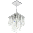 Pendente Cristal Acrilico Marrycrillic +4 Lustre Clearcrilic