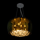 Pendente Cristal Bella Soho Dourado Gold 40cm P/ 5xg9 PD002G