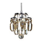 Pendente Cristal Kri Âmbar 25x40cm 1e27