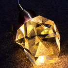 Pendente Cristal Lapidado Rose Gold Led 5w 3000k Bivolt