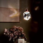 Pendente Cristal Lapidado Rose Gold Led 5w 3000k Bivolt