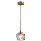Pendente Cristal Metal Dourado 1g9 10cm