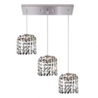 Pendente Cristal Redondo Ø12x42x10cm 3 Luzes G9 Milano Gpmi00