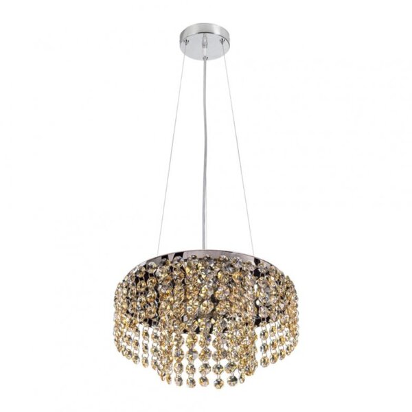 Pendente Cristal Redondo Ø30x11cm 6 Luzes G9 Milano Gpmia0030