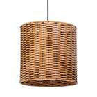 Pendente Cubo Rattam Marrom