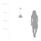 Pendente Cúpula Led 9w Branco Quente Branco Dcd01826 Sindora