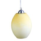 Pendente Dalila Base Alumínio Com Vidro Barrica Fosco E-27 1