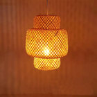 Pendente De Bambu 30cm 1e27