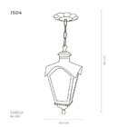 Pendente De Ferro Incolustre Preto