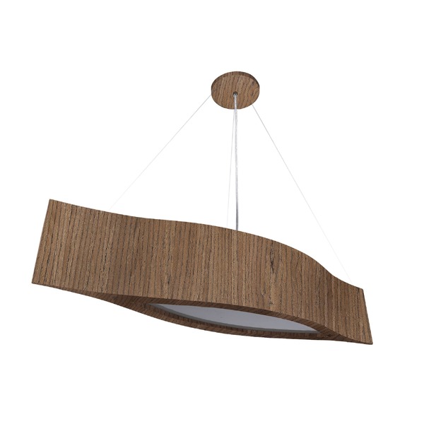 Pendente De Madeira Canoa 100cm 1xg13 Imbuia