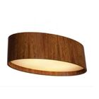 Pendente De Madeira Wood Oval 75 X 30cm - 4 Luzes E27 - Imbui
