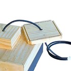 Pendente De Teto 2 Cores Madeira Soquete E27 1,5m Fio Bivolt