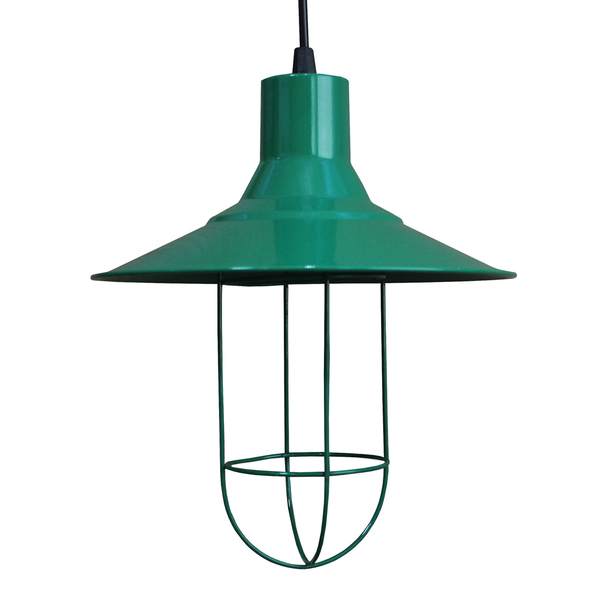 Pendente De Teto Gaiola Aramado Modelo Cage Cor Verde