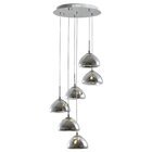 Pendente De Vidro Cromado Felix Ø45cm 1149 Altaluce