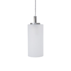 Pendente De Vidro Fosco Cilindro