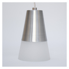 Pendente De Vidro Fosco Cone