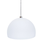 Pendente De Vidro Fosco Meia Lua