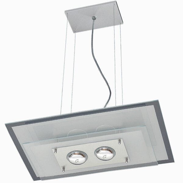 Pendente De Vidro Retangular 50cm X 30cm 140 Pantoja & Carmona