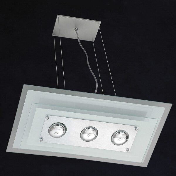 Pendente De Vidro Retangular 60cm X 30cm 141 Pantoja & Carmona