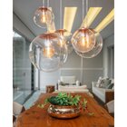 Pendente Decorativo Esphera Diâmetro 35cm Cobre Madelustre Tr