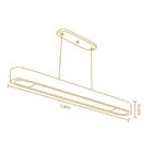 Pendente Decorativo Rettangolare Madelustre Imbuia