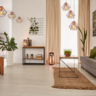 Pendente Diamante Aramado Duplo Cobre Com Cobre Esplêndido