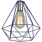 Pendente Diamante Aramado Grande Azul