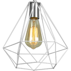 Pendente Diamante Aramado Grande Branco