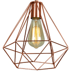 Pendente Diamante Aramado Grande Cobre