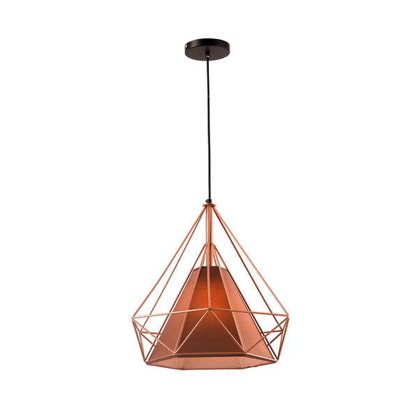 Pendente Diamante Aramado Grande Lustre Sala De Jantar Decora